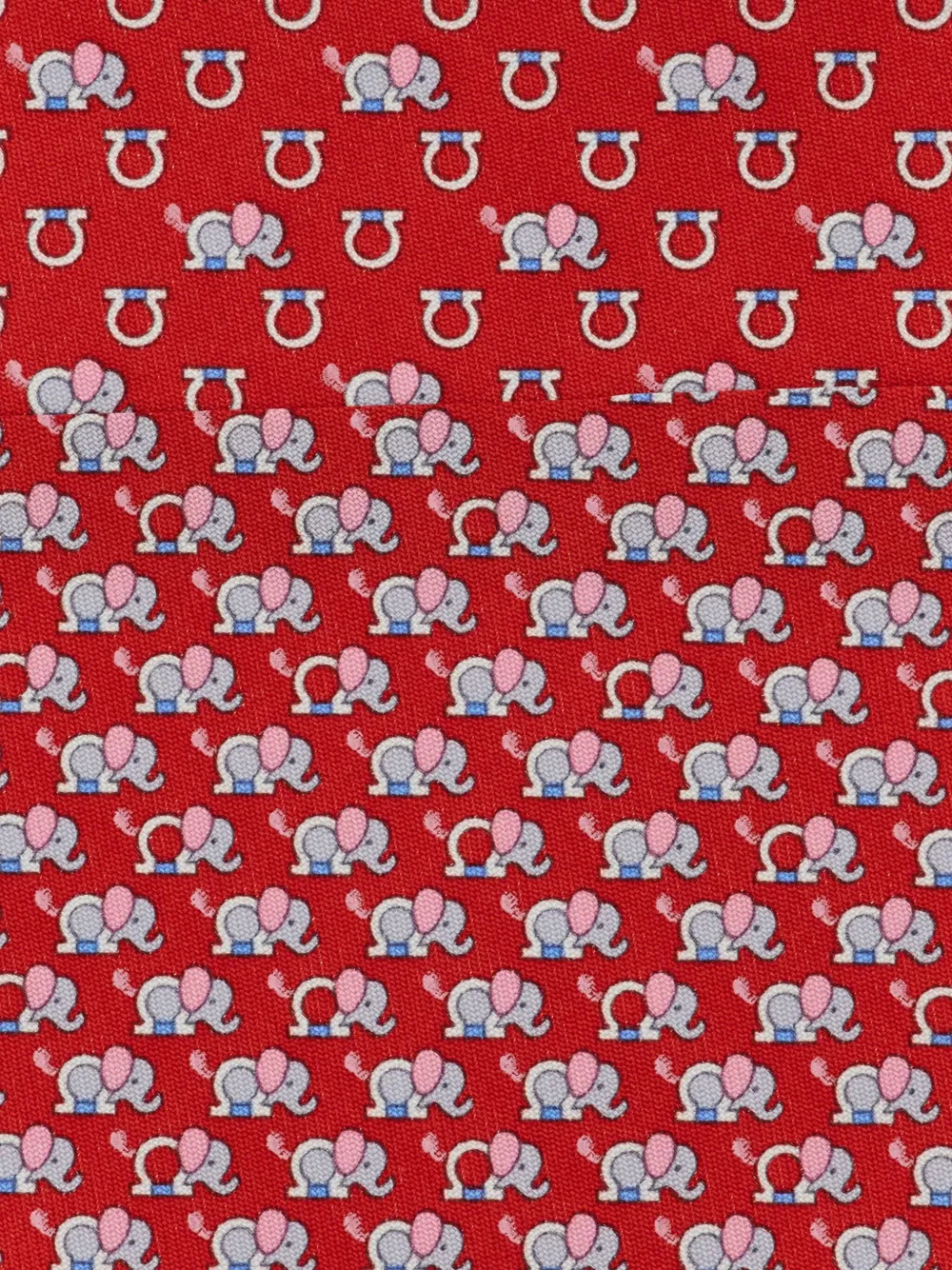 Ferragamo Zijden stropdas Rood