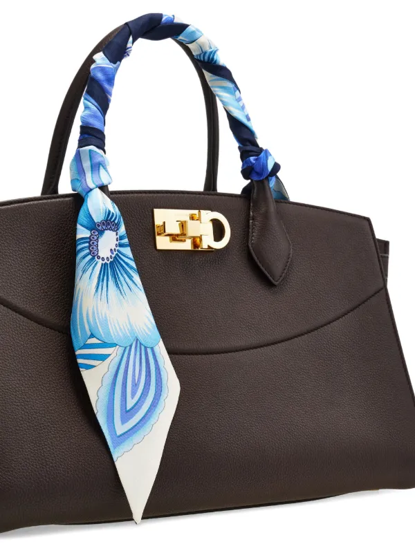 Ferragamo Brezza シルクスカーフ | ブルー | FARFETCH JP