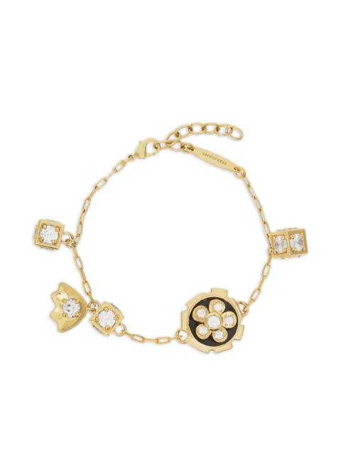 Ferragamo Bracciale con ciondolo a fiore