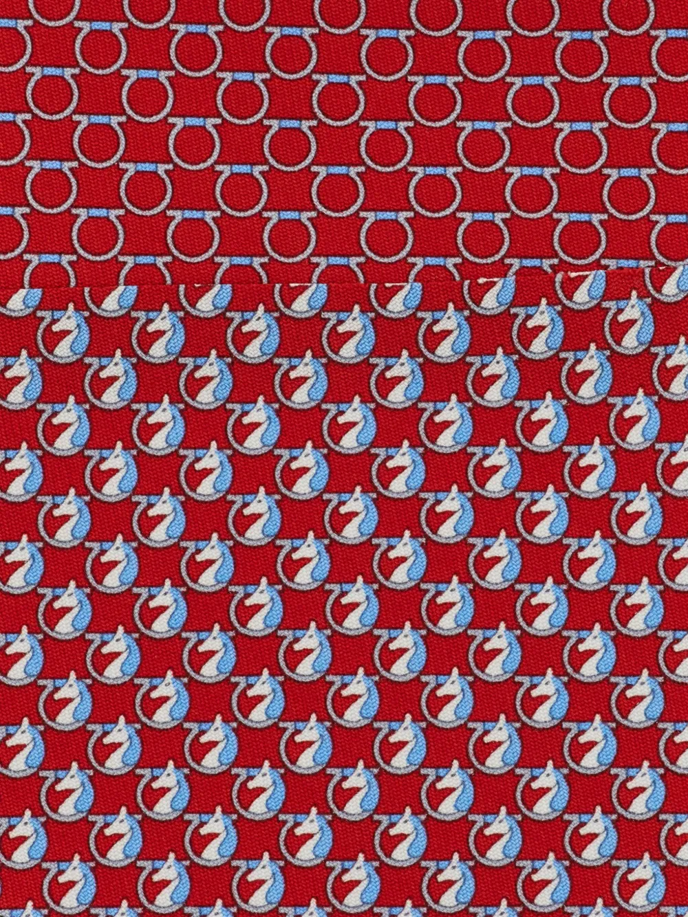 Ferragamo Print Silk Tie In Multi