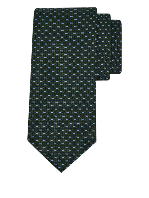 Ferragamo jacquard Gancini tie