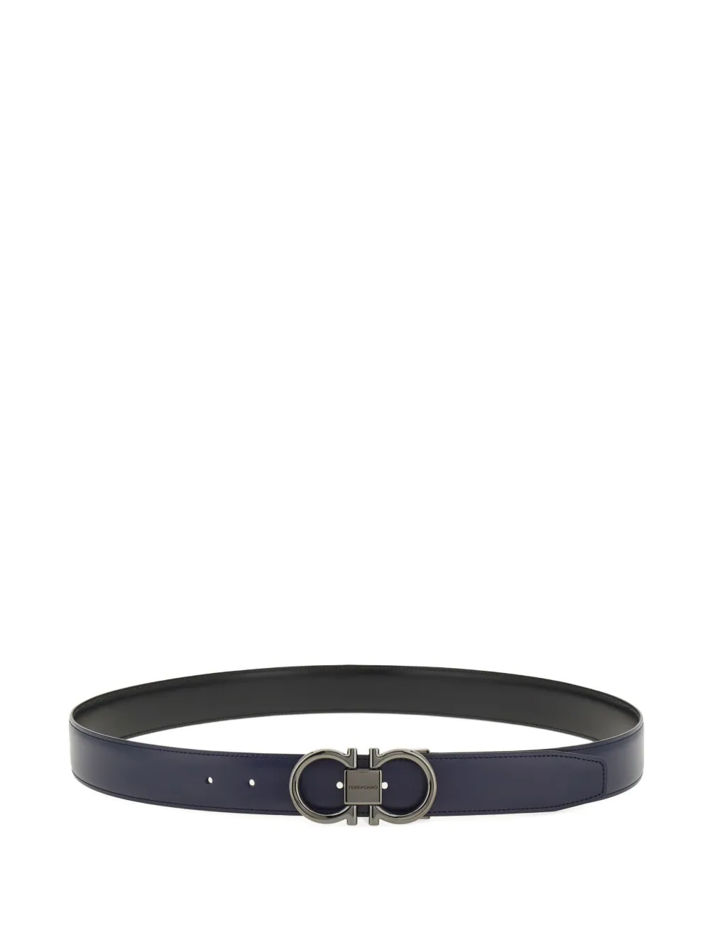 Ferragamo reversible gancini buckle belt - Blu
