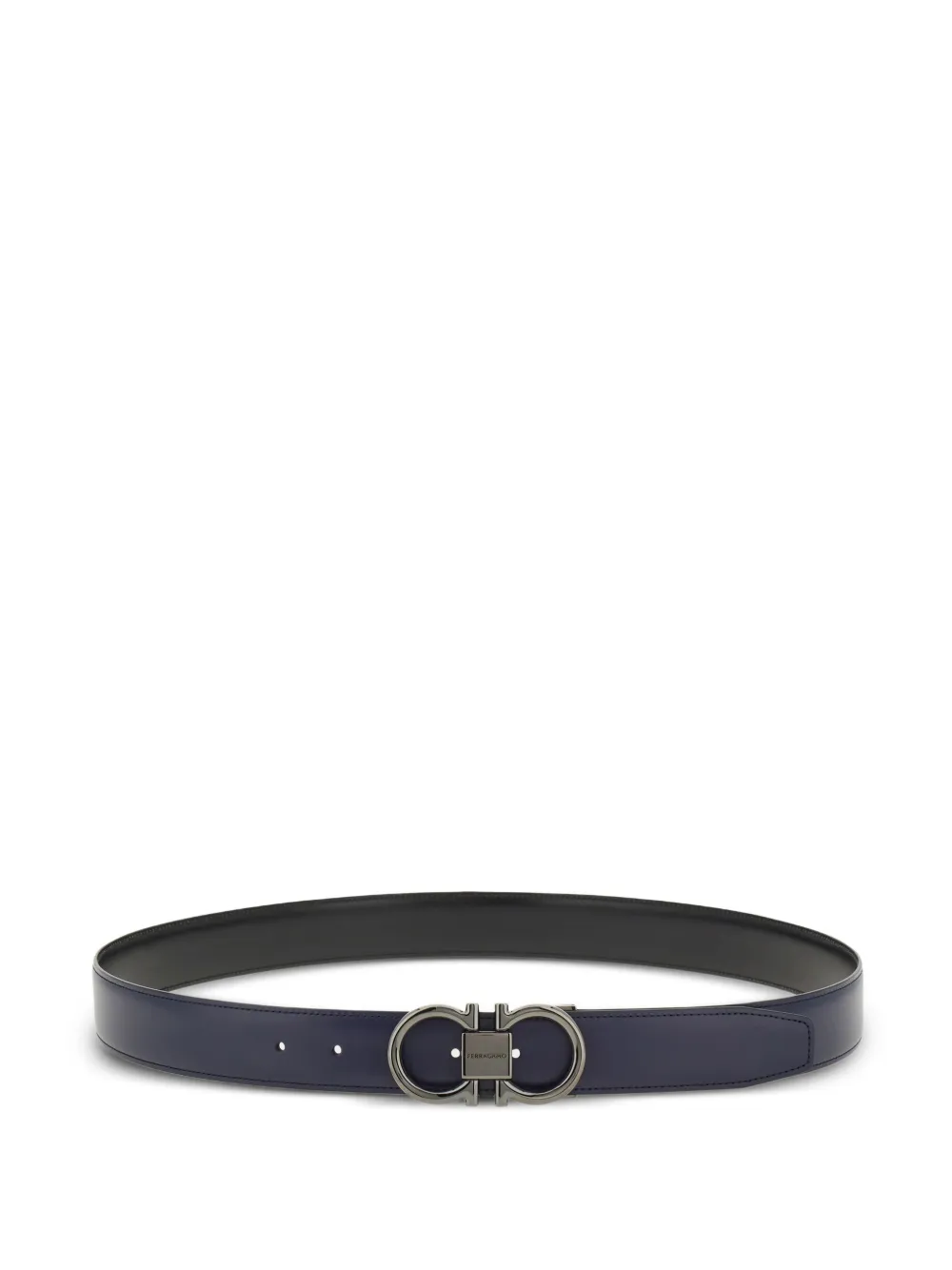 Ferragamo reversible gancini buckle belt | Blue | Image 1