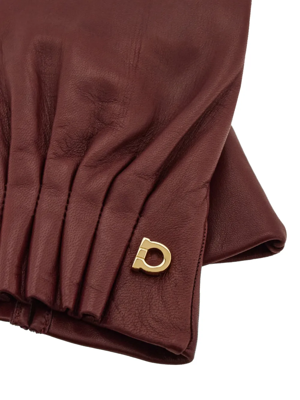  Ferragamo Gloves In Nappa - Brown 