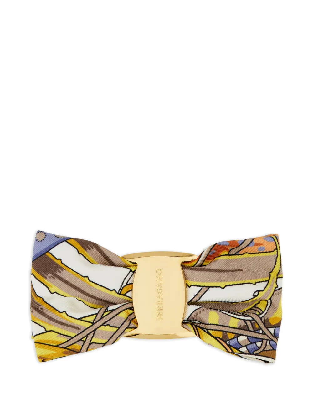 Ferragamo Hairclip with bow - Oro