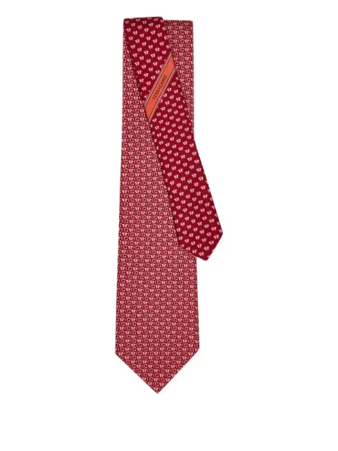 Ferragamo butterfly-print silk tie