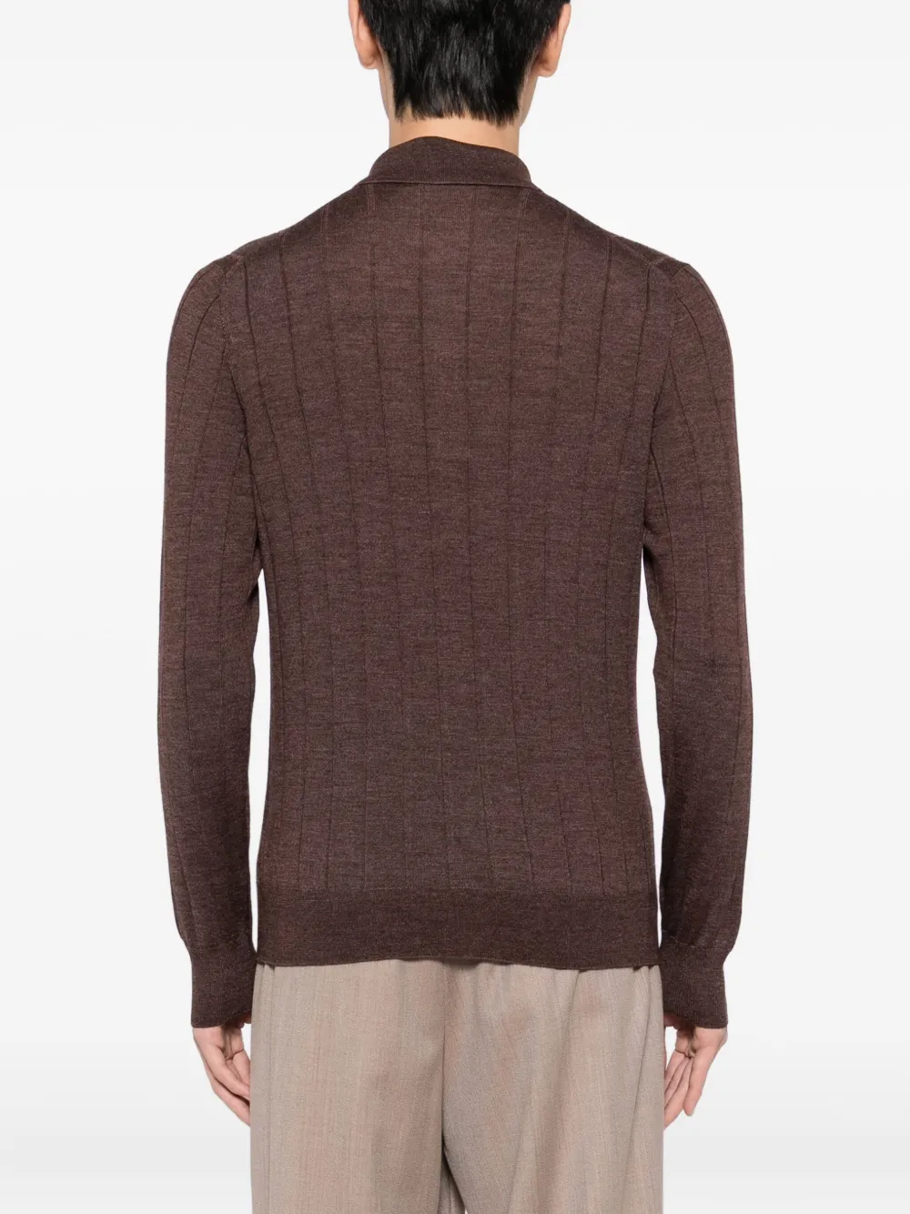 Tagliatore Poloshirt Bruin