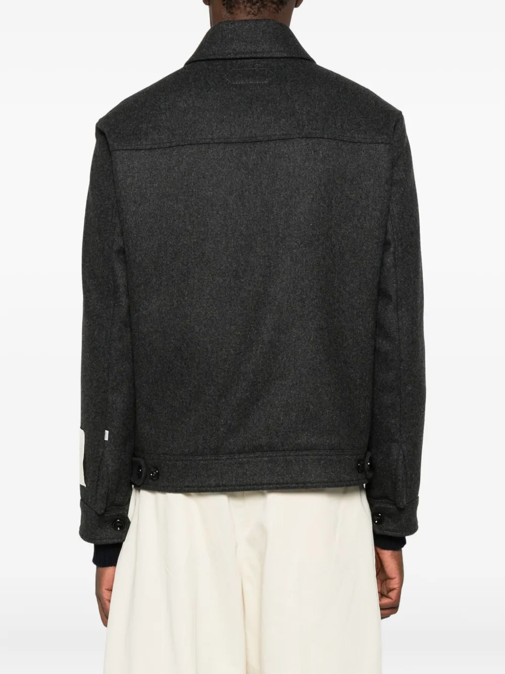 New York Resident Shirtjack met rits Grijs