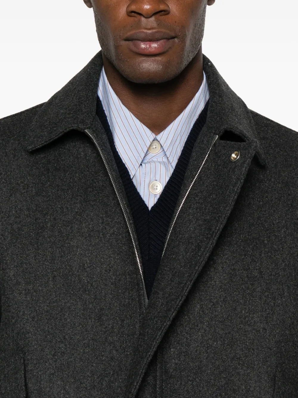 New York Resident Shirtjack met rits Grijs