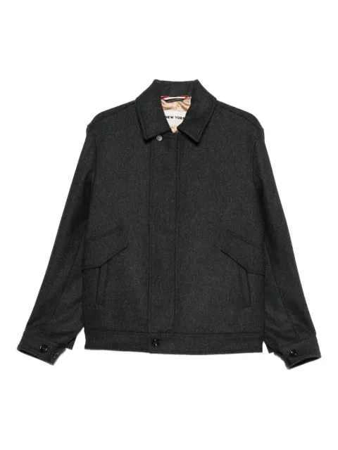 New York Resident zip-up shirt jacket