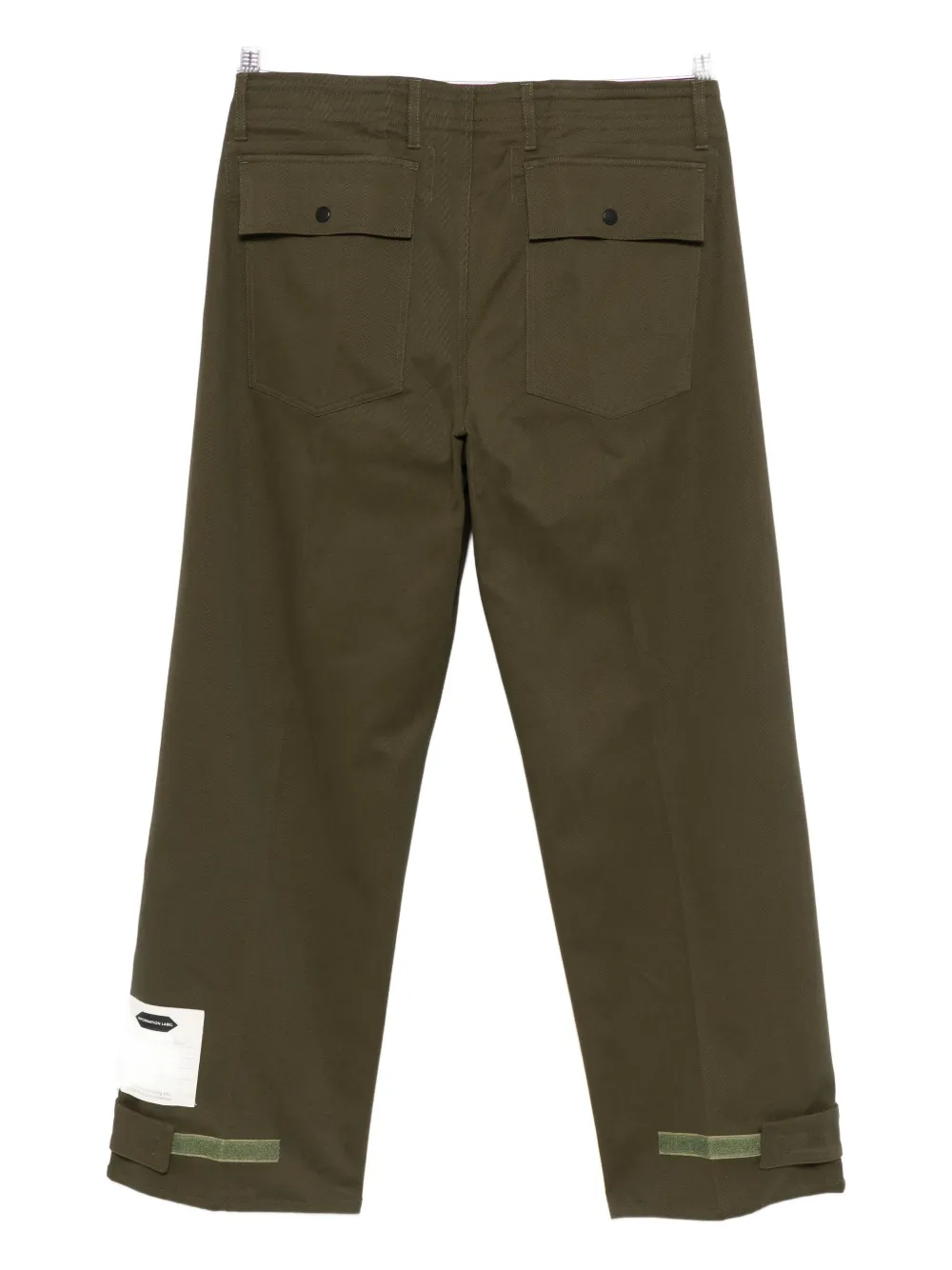 New York Resident straight-leg trousers - Groen
