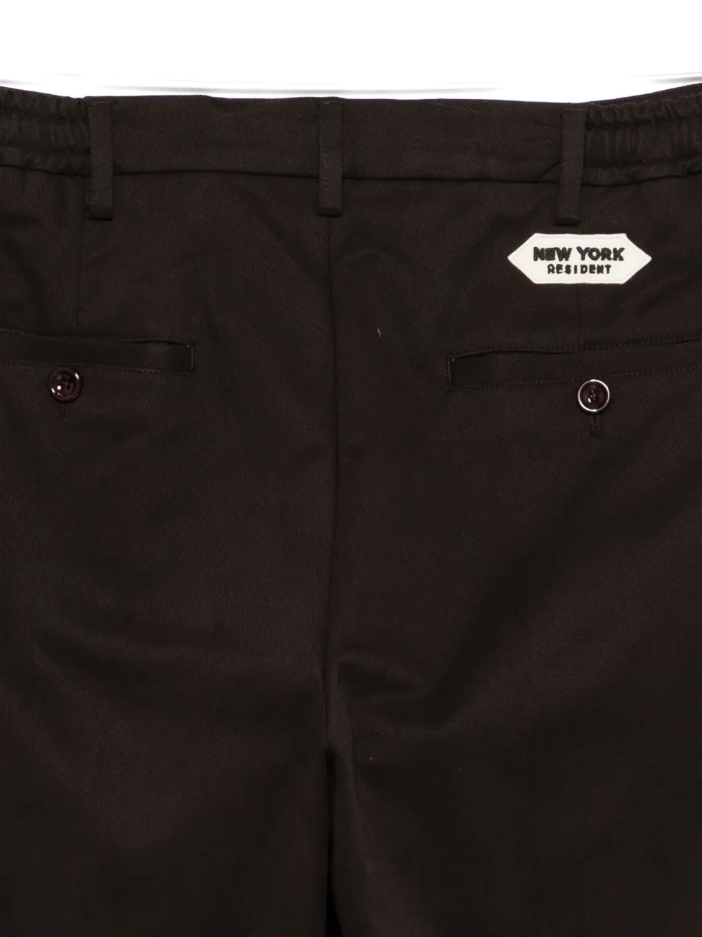 New York Resident Straight-leg Trousers In Brown