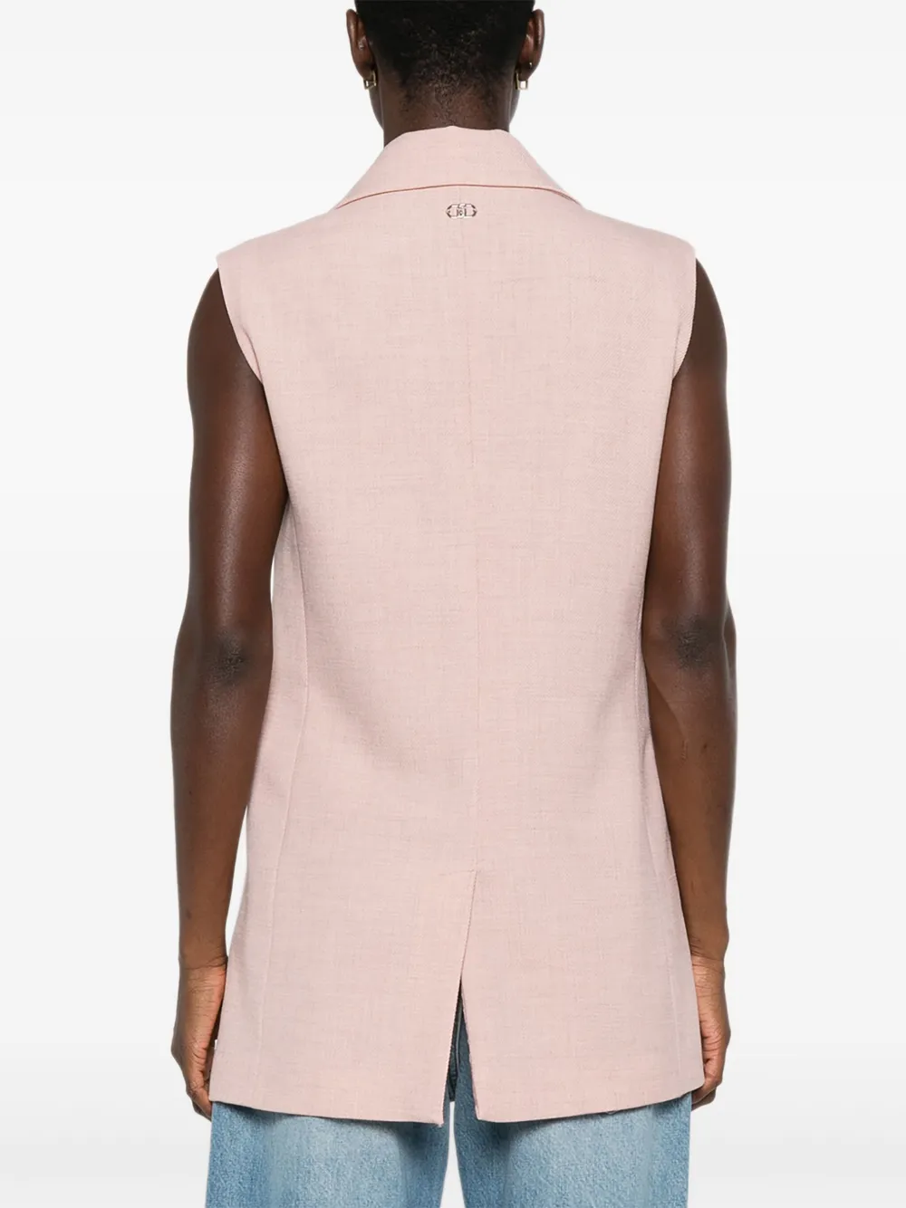 LIU JO Gilet met enkele rij knopen Roze