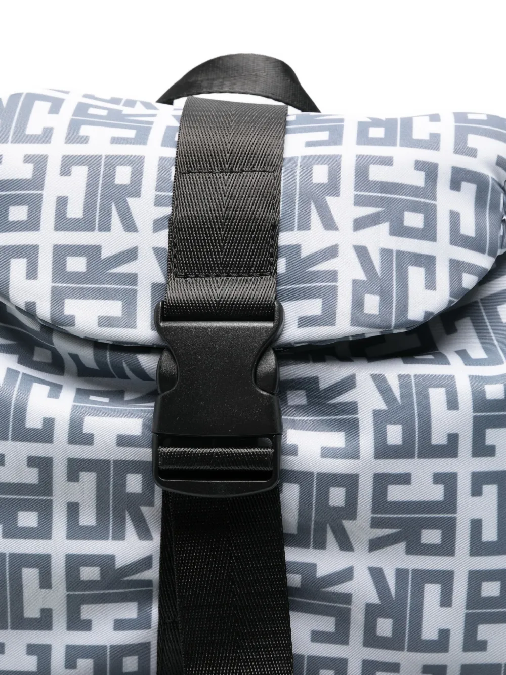 John Richmond Junior Rugzak met monogram-print Grijs