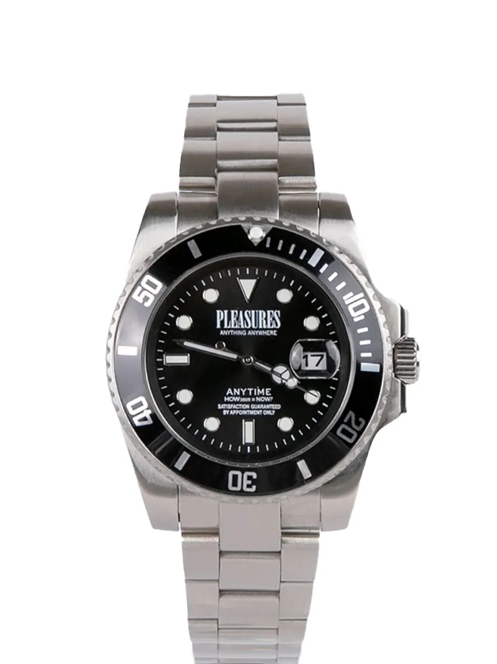 Pleasures stainless steel Anytime 42mm - Nero