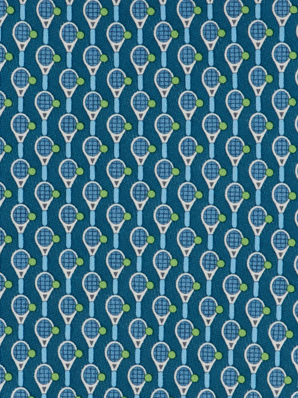 tennis-print silk tie