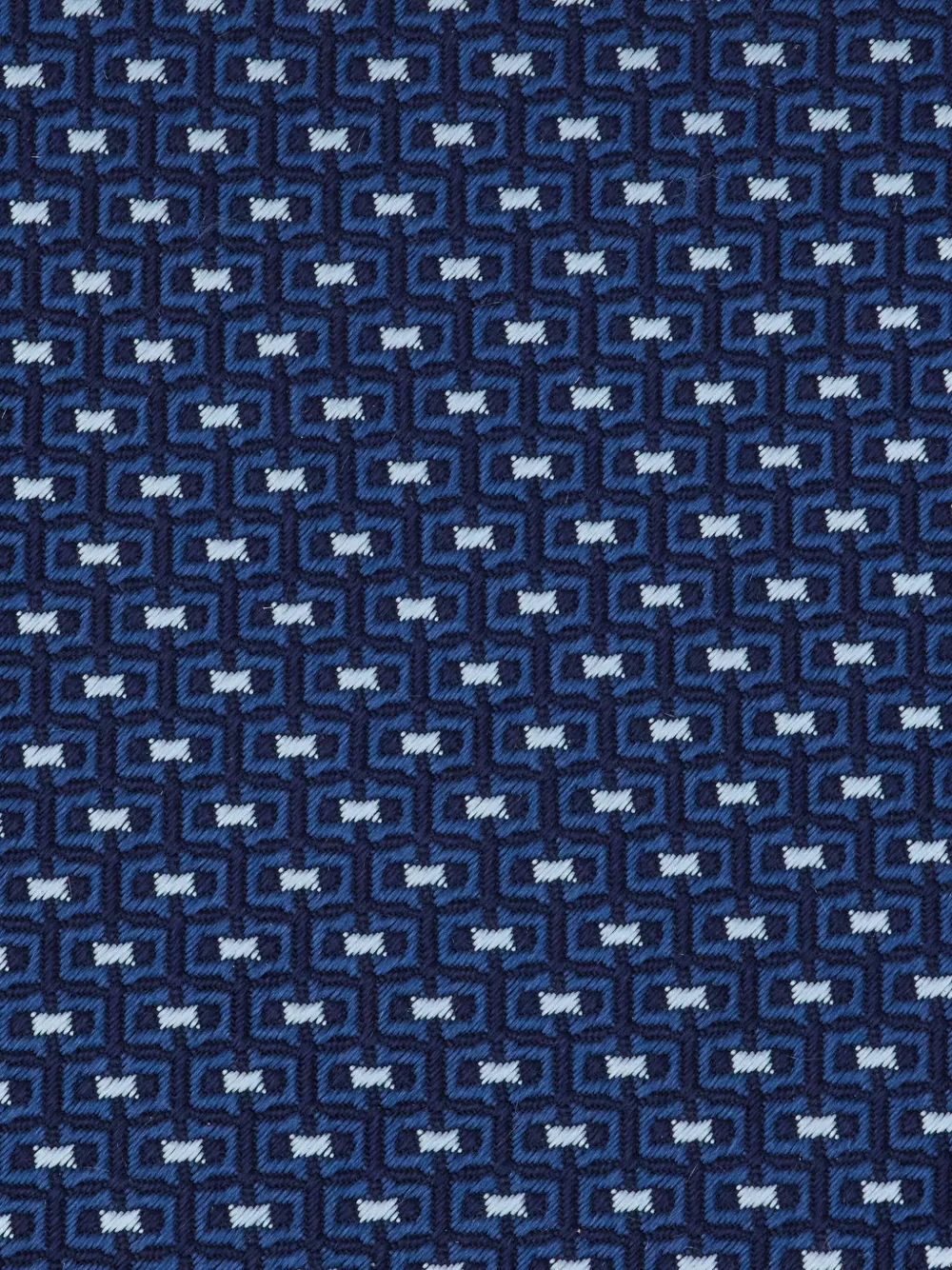 Ferragamo Gancini stropdas met jacquard Blauw