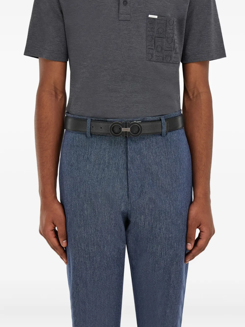 Ferragamo reversible gancini buckle belt | Image 2