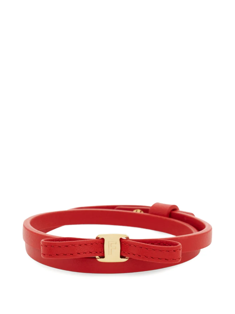Ferragamo mini bow bracelet - Rosso