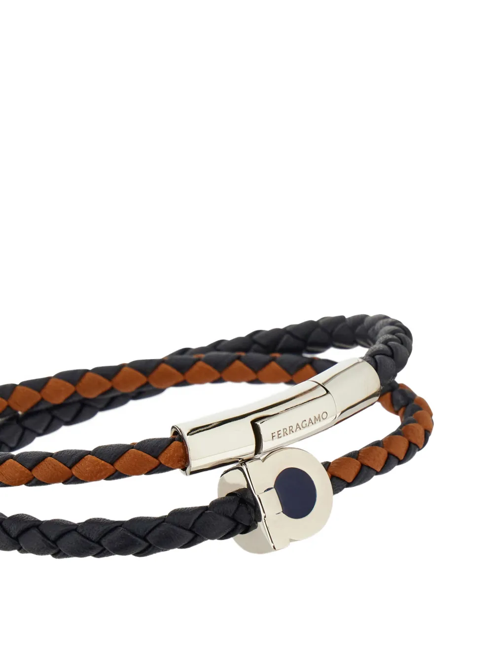 Ferragamo two-tone woven Gancini bracelet | Image 2