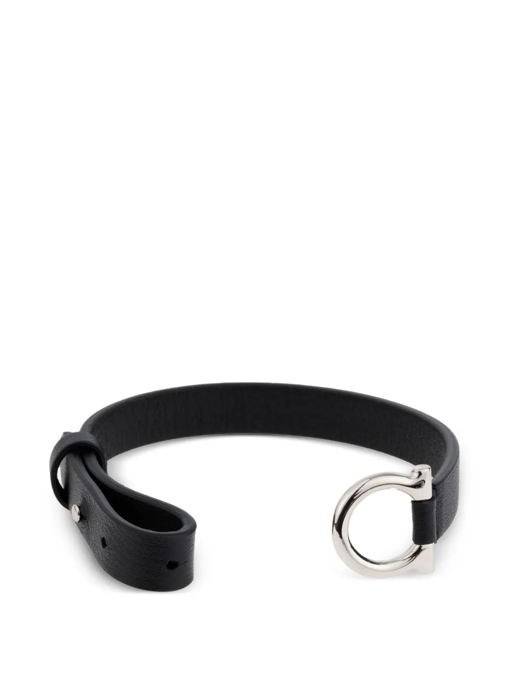 Ferragamo Pulsera Gancini - Plateado 