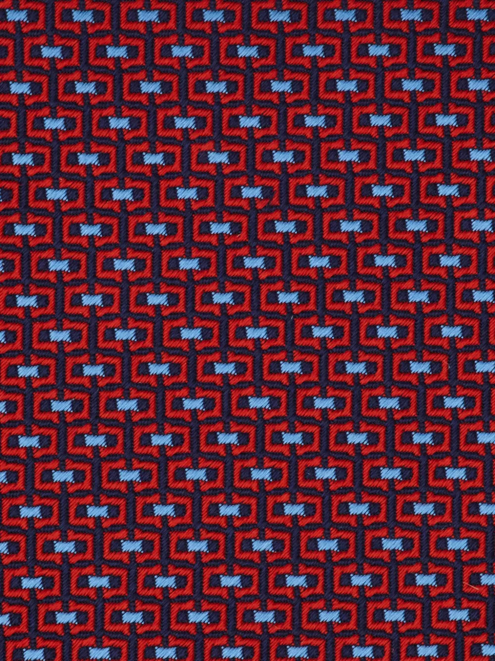 Ferragamo Gancini stropdas met jacquard Rood