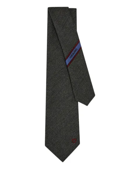 Ferragamo logo-embroidered tie