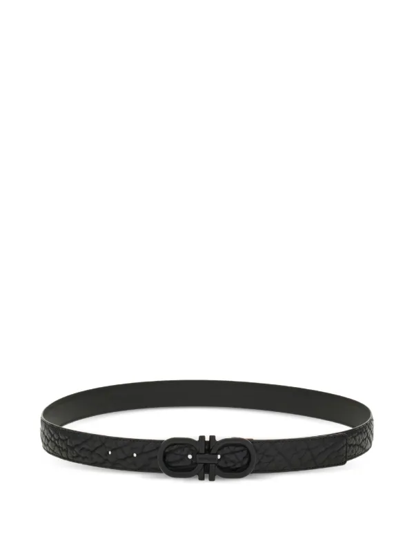 Ferragamo ガンチーニ リバーシブル ベルト | ブラック | FARFETCH JP
