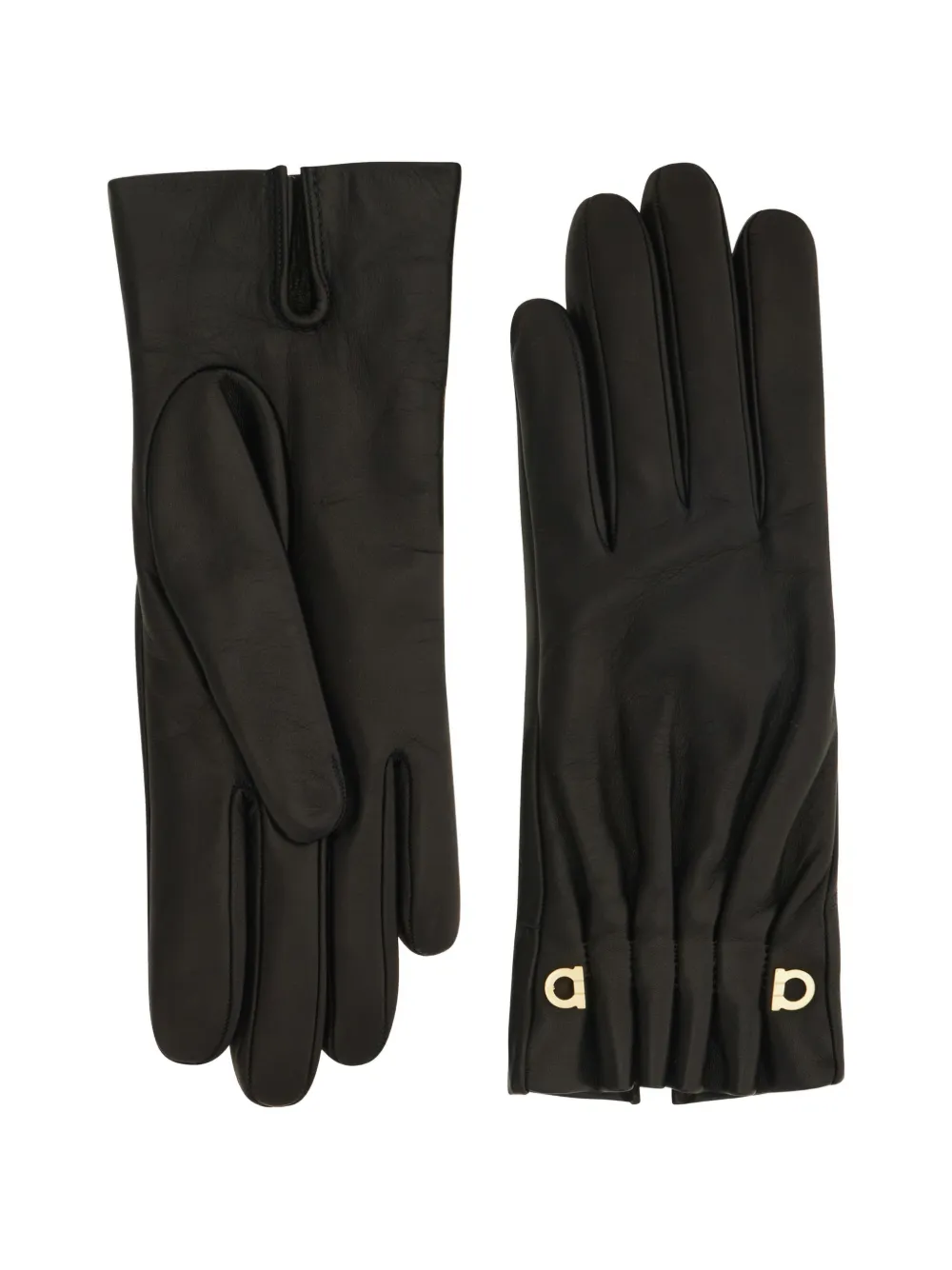 Ferragamo Gloves in nappa - Black