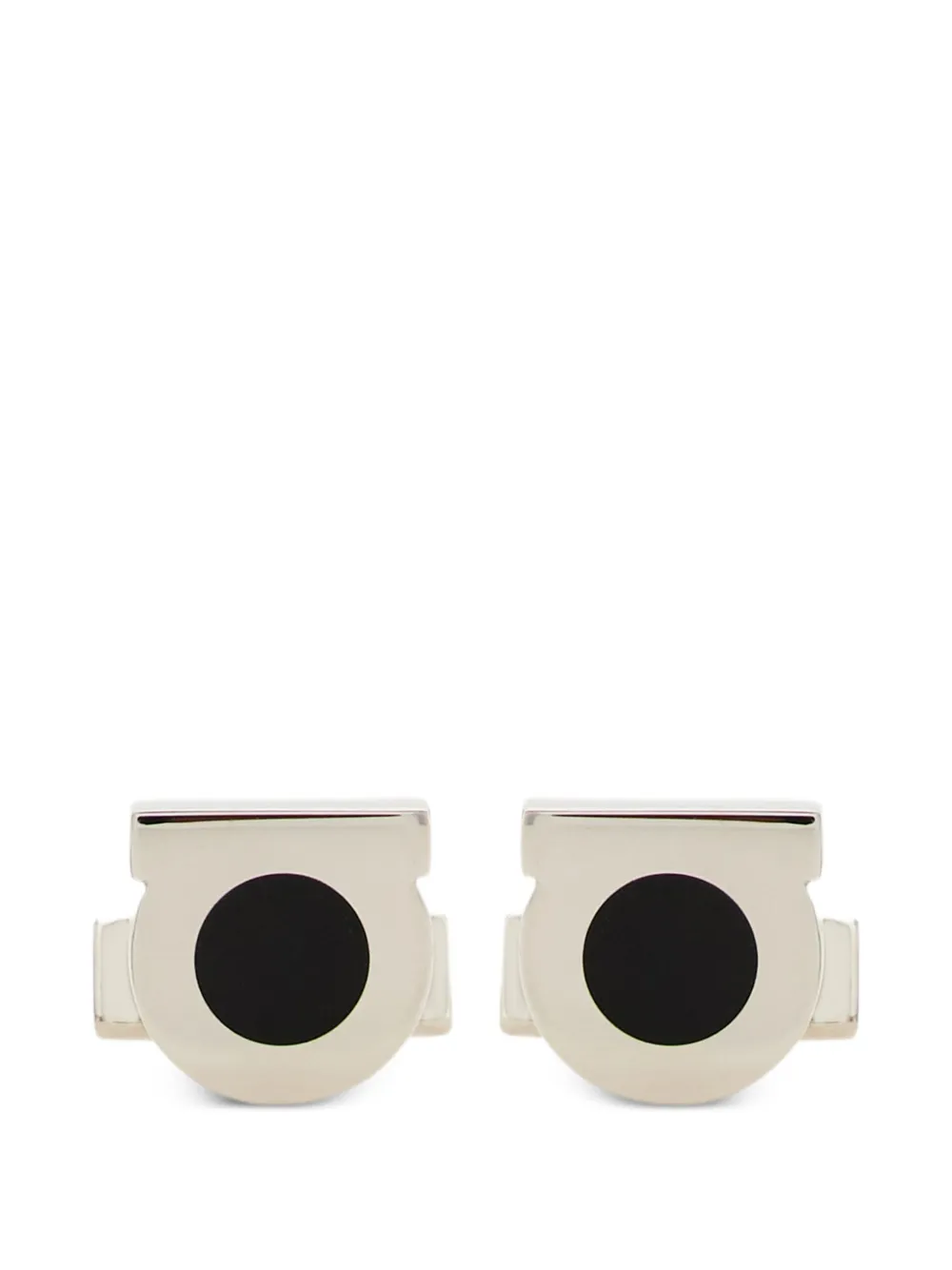 Ferragamo Manschettenknöpfe im Gancini-Design | Silber | Image 1