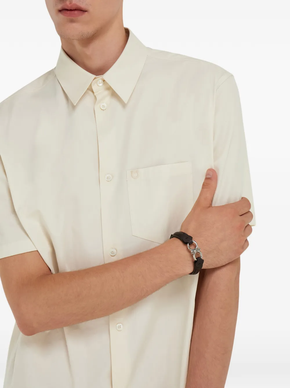 Ferragamo gancini double leather bracelet | Image 2