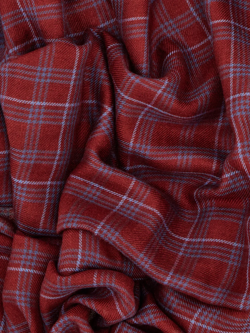 Ferragamo Kasjmier en zijden sjaal Rood