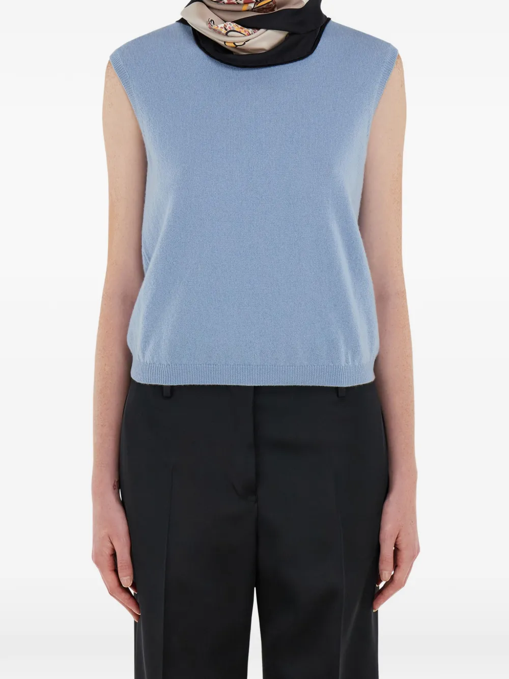 Ferragamo Genio-print Silk Scarf In Neutral