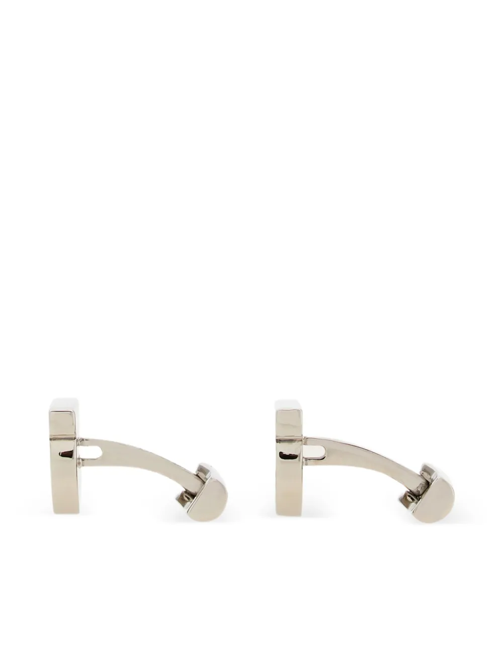  Ferragamo Gancini Silhouette Cufflinks - Silver 