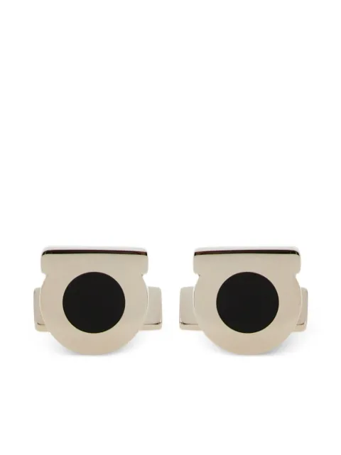 Ferragamo gancini silhouette cufflinks