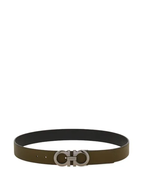 Ferragamo cinturón reversible con hebilla de Gancini