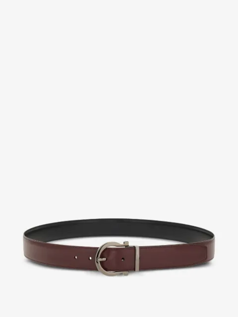 Ferragamo reversible and adjustable Gancini belt