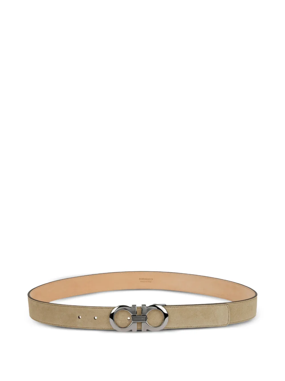 Ferragamo Adjustable Gancini belt - Neutrals