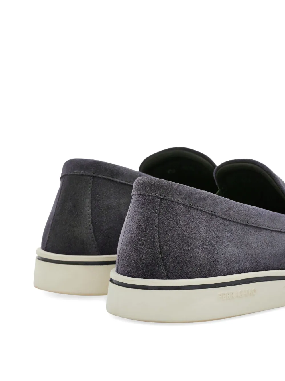 Ferragamo Suède loafers Grijs