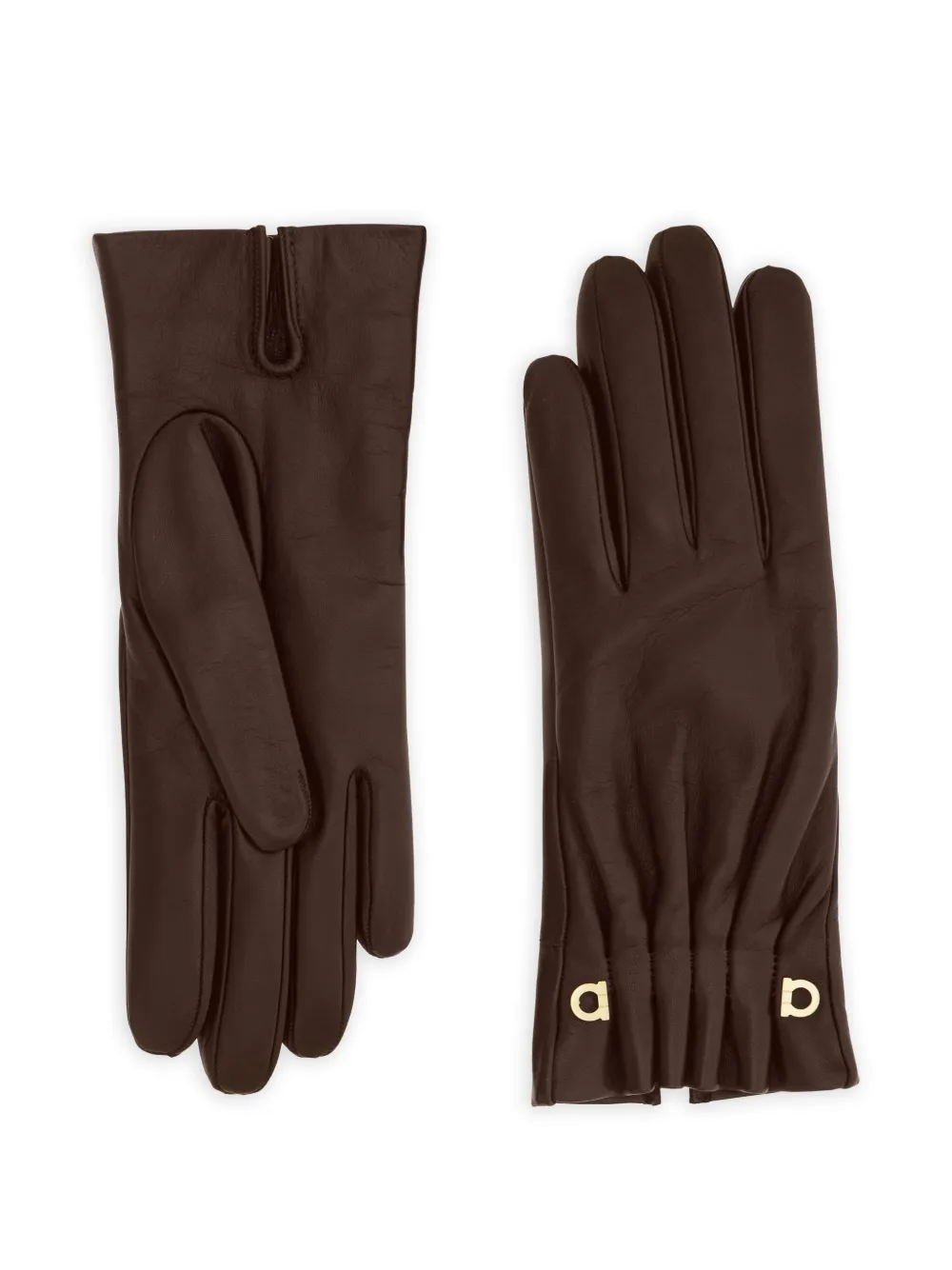 Ferragamo lined gloves - Brown