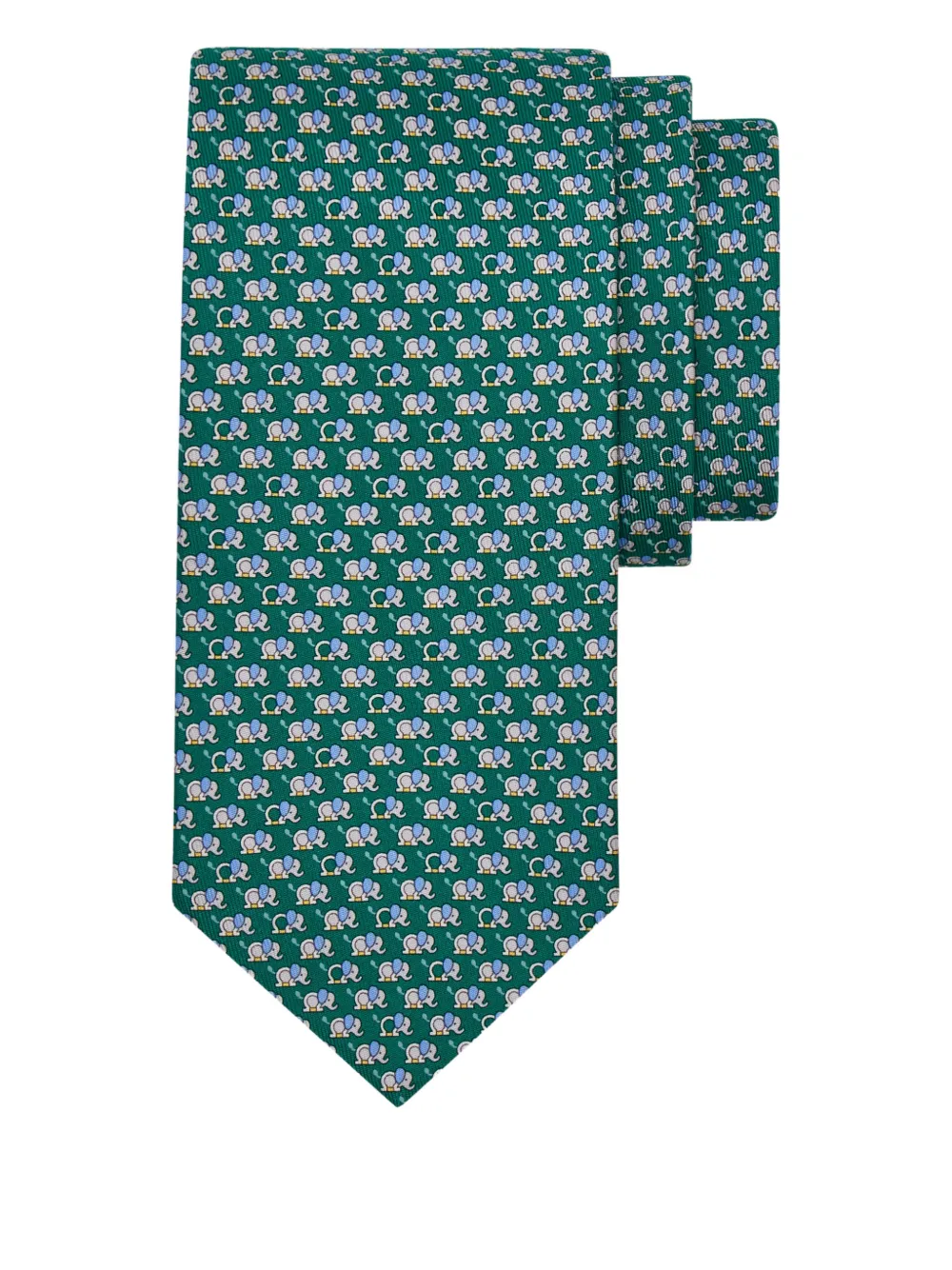 Ferragamo elephant-pattern silk tie | Image 2