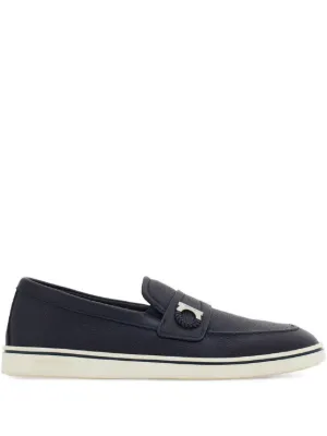 Prada スエード ローファー | ブルー | FARFETCH JP