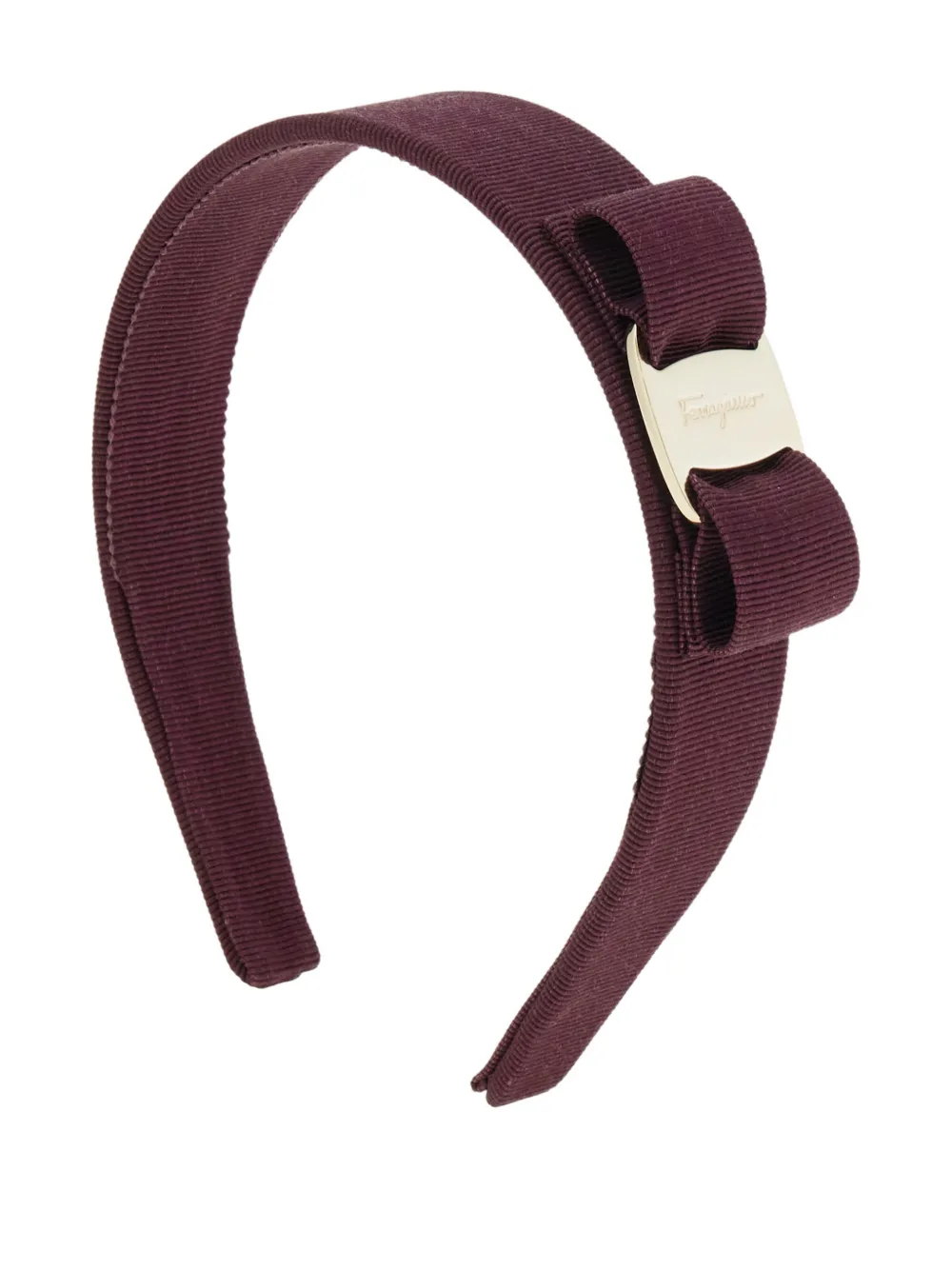 Ferragamo vara bow plaque headband - Viola