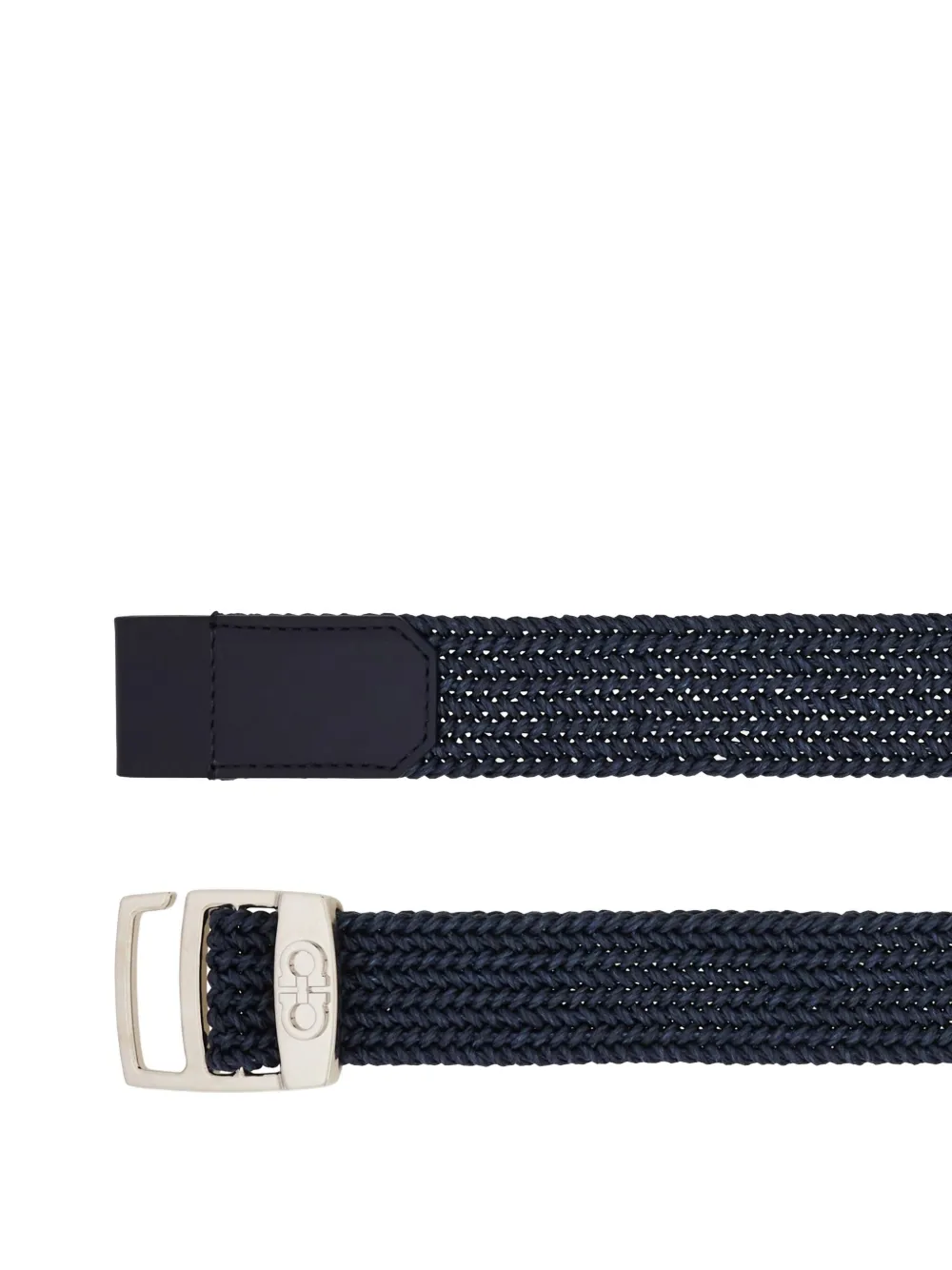 Ferragamo Riem met gancini-gesp - Blauw