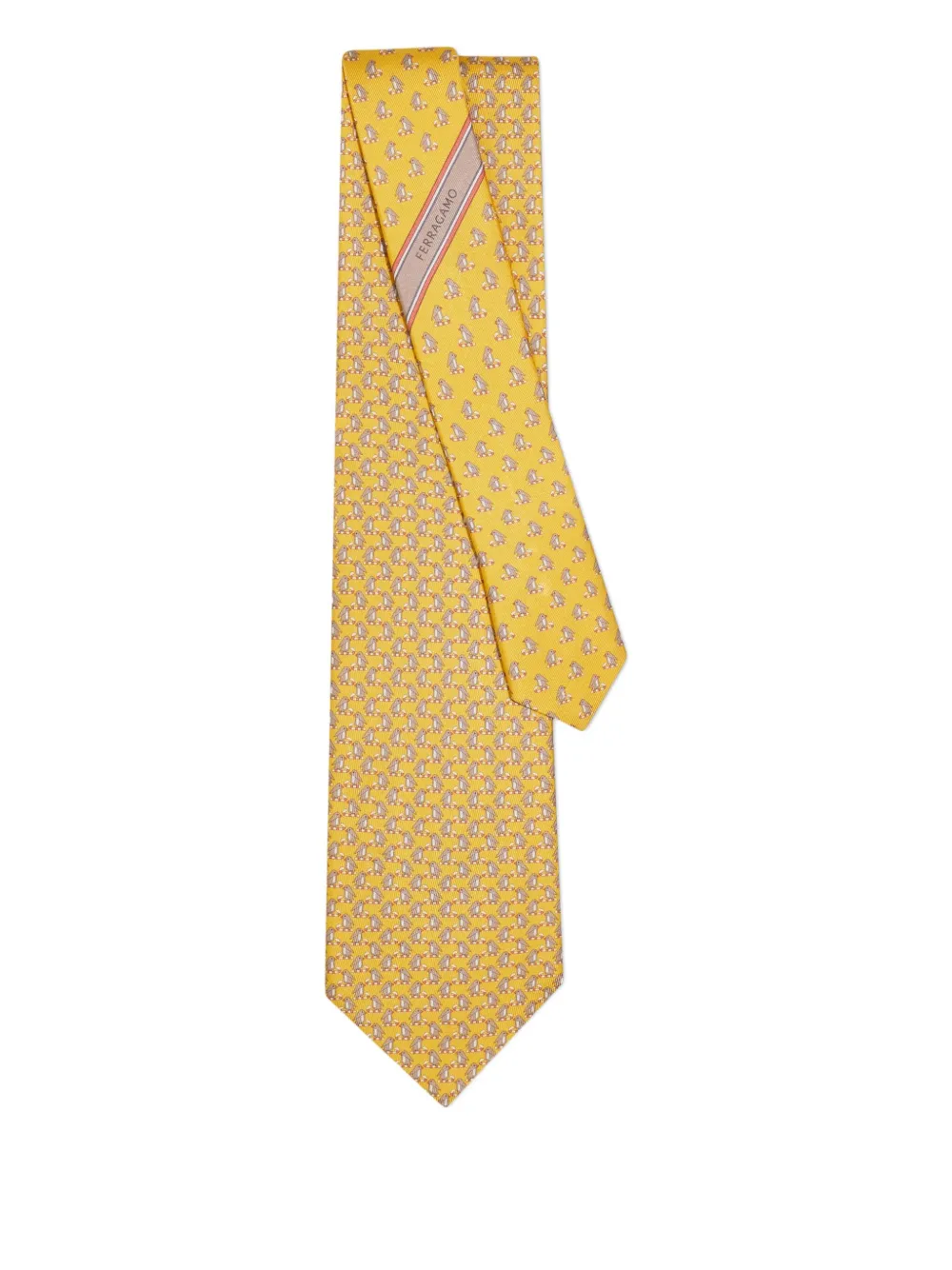 Ferragamo penguin print silk tie | Image 2