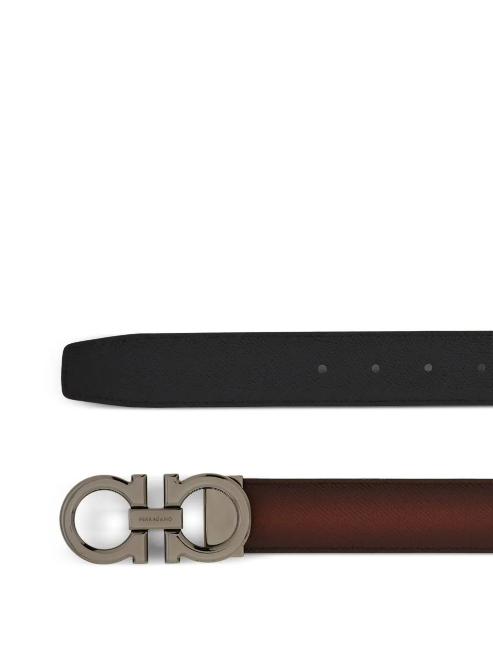 Ferragamo reversible Gancini belt - Bruin