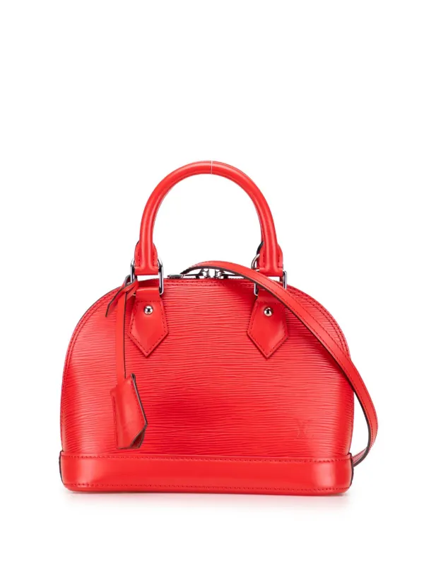 ら*む様 Louis Vuitton エピレザー 赤 ハンドバッグ Louis Vuitton Pre-Owned 2015 エピ アルマ BB サッチェルバッグ