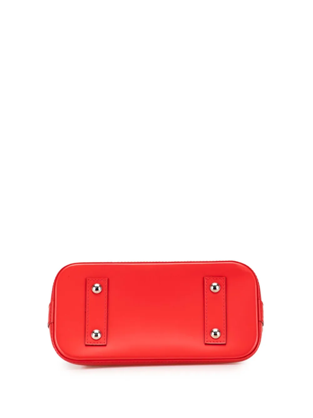 Pre-owned Louis Vuitton 2015 Epi Alma Bb Satchel In Red