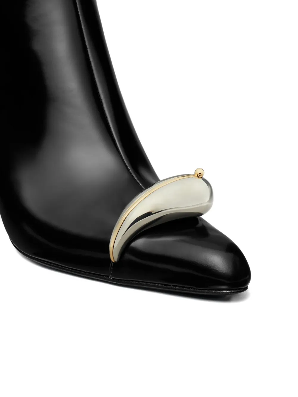 Tory Burch 65mm Pierced Xl Ankle Boot In Black