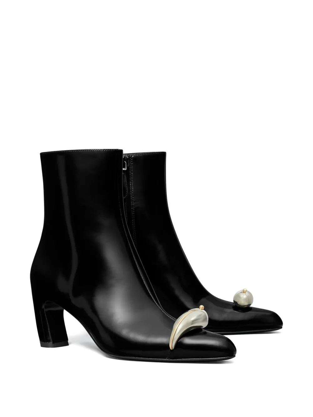 Tory Burch 65mm Pierced Xl Ankle Boot In Black